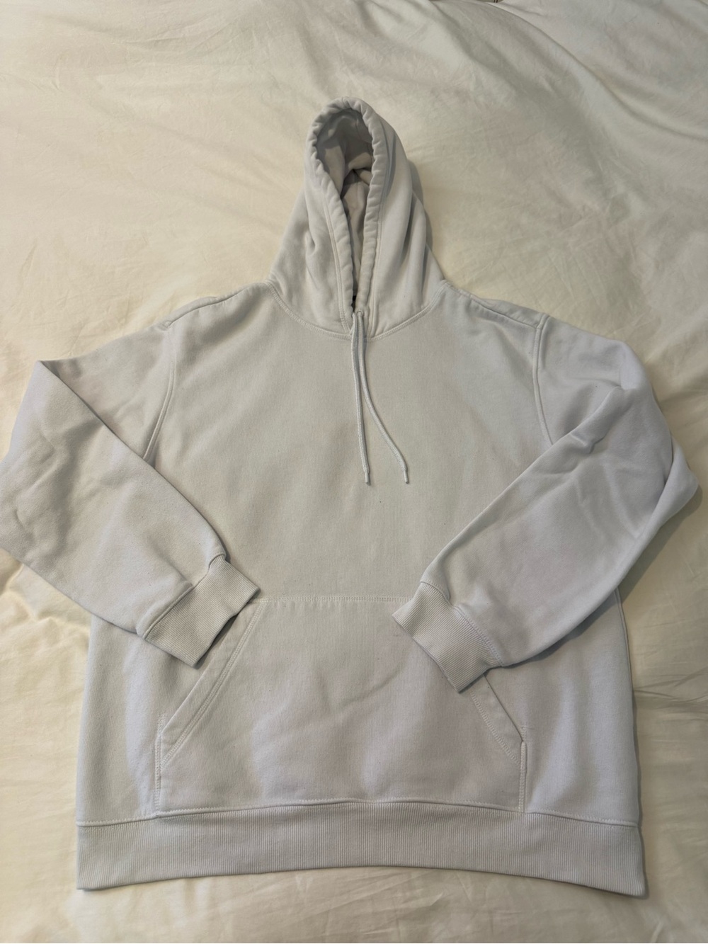 Abercrombie & Fitch Light White Pullover Hoodie